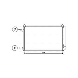 Kondenzátor klimatizácie AVA QUALITY COOLING MZA5241D