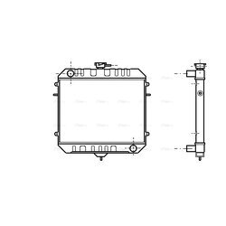 Chladič motora AVA QUALITY COOLING OL2034