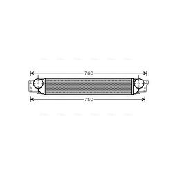 Chladič plniaceho vzduchu AVA QUALITY COOLING OL4442