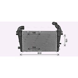 Chladič plniaceho vzduchu AVA QUALITY COOLING OL4707 - obr. 1