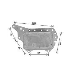 Chladič motorového oleja AVA QUALITY COOLING RT3657