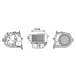 Vnútorný ventilátor AVA QUALITY COOLING RT8592