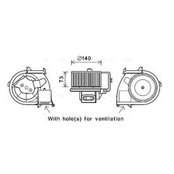 Vnútorný ventilátor AVA QUALITY COOLING RT8594