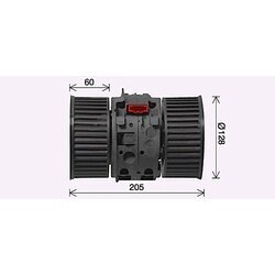 Vnútorný ventilátor AVA QUALITY COOLING RT8654
