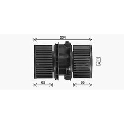 Vnútorný ventilátor AVA QUALITY COOLING RT8666