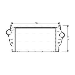 Chladič plniaceho vzduchu AVA QUALITY COOLING RTA4295