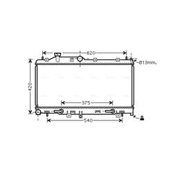 Chladič motora AVA QUALITY COOLING SU2068