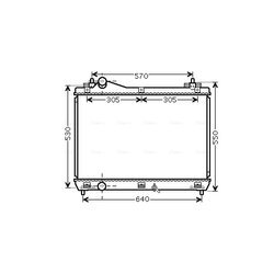 Chladič motora AVA QUALITY COOLING SZ2104