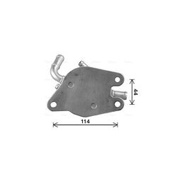 Chladič motorového oleja AVA QUALITY COOLING TO3771 - obr. 1