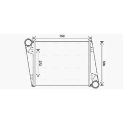 Chladič plniaceho vzduchu AVA QUALITY COOLING VL4090