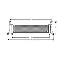 Chladič motora AVA QUALITY COOLING VN2278