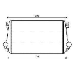 Chladič plniaceho vzduchu AVA QUALITY COOLING VN4368