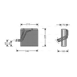 Výparník klimatizácie AVA QUALITY COOLING VNV030