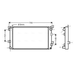 Chladič motora AVA QUALITY COOLING CR2033