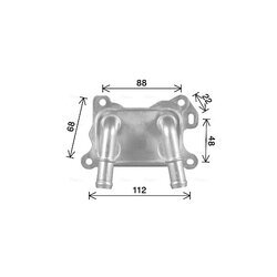 Chladič motorového oleja AVA QUALITY COOLING DA3017