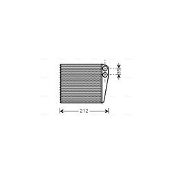 Výmenník tepla vnútorného kúrenia AVA QUALITY COOLING DNA6256