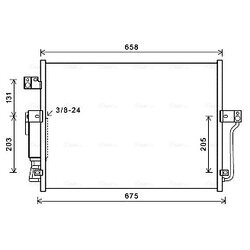 Kondenzátor klimatizácie AVA QUALITY COOLING DW5118D