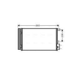 Kondenzátor klimatizácie AVA QUALITY COOLING FTA5357D