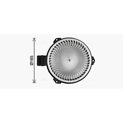 Vnútorný ventilátor AVA QUALITY COOLING HD8327 - obr. 1