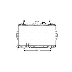 Chladič motora AVA QUALITY COOLING HY2034