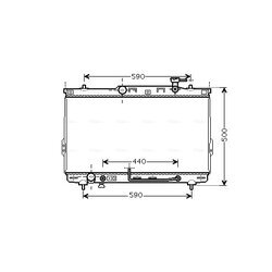 Chladič motora AVA QUALITY COOLING HYA2132