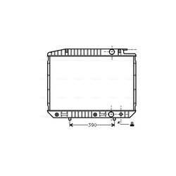 Chladič motora AVA QUALITY COOLING MS2070