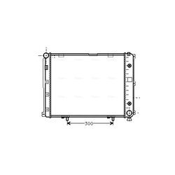 Chladič motora AVA QUALITY COOLING MS2164