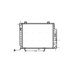 Chladič motora AVA QUALITY COOLING MSA2155