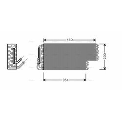 Výparník klimatizácie AVA QUALITY COOLING MSV384