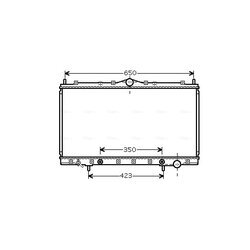 Chladič motora AVA QUALITY COOLING MT2168