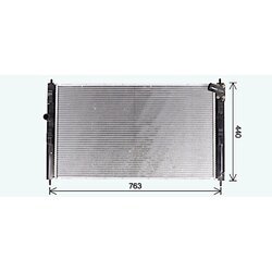 Chladič motora AVA QUALITY COOLING MT2274