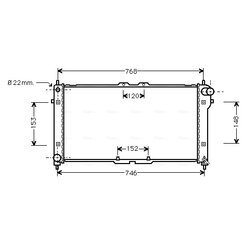 Chladič motora AVA QUALITY COOLING MZ2073