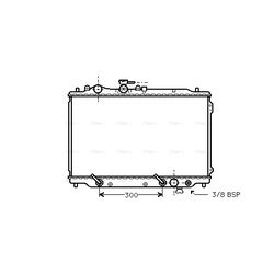 Chladič motora AVA QUALITY COOLING MZ2085