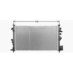 Chladič motora AVA QUALITY COOLING OL2731 - obr. 1