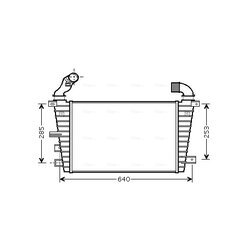 Chladič plniaceho vzduchu AVA QUALITY COOLING OL4416