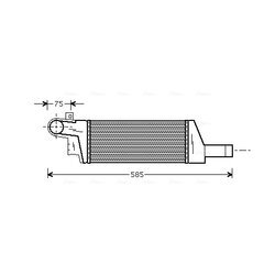 Chladič plniaceho vzduchu AVA QUALITY COOLING OLA4322