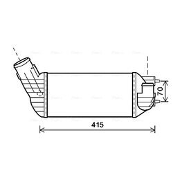 Chladič plniaceho vzduchu AVA QUALITY COOLING PEA4360