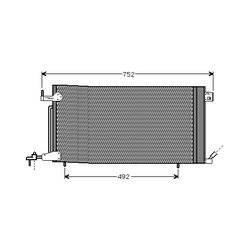 Kondenzátor klimatizácie AVA QUALITY COOLING PEA5187