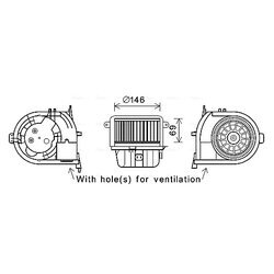 Vnútorný ventilátor AVA QUALITY COOLING RT8589