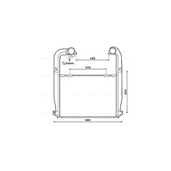 Chladič plniaceho vzduchu AVA QUALITY COOLING SC4028