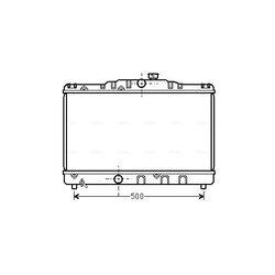 Chladič motora AVA QUALITY COOLING TO2115