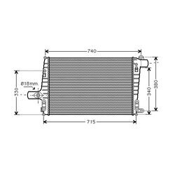 Chladič plniaceho vzduchu AVA QUALITY COOLING AI4259