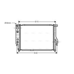 Chladič motora AVA QUALITY COOLING BW2136