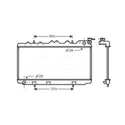 Chladič motora AVA QUALITY COOLING DN2116