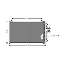 Kondenzátor klimatizácie AVA QUALITY COOLING FDA5347