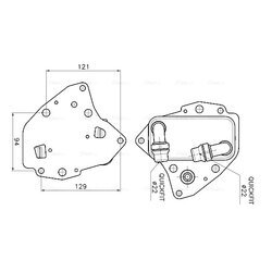 Chladič motorového oleja AVA QUALITY COOLING FT3486