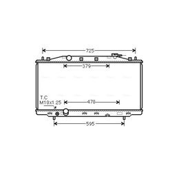 Chladič motora AVA QUALITY COOLING HD2284