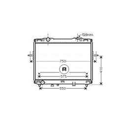 Chladič motora AVA QUALITY COOLING KA2069