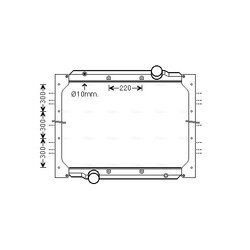 Chladič motora AVA QUALITY COOLING MN2088