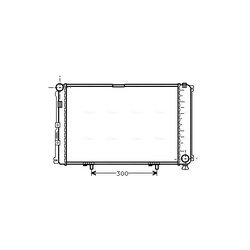 Chladič motora AVA QUALITY COOLING MS2211